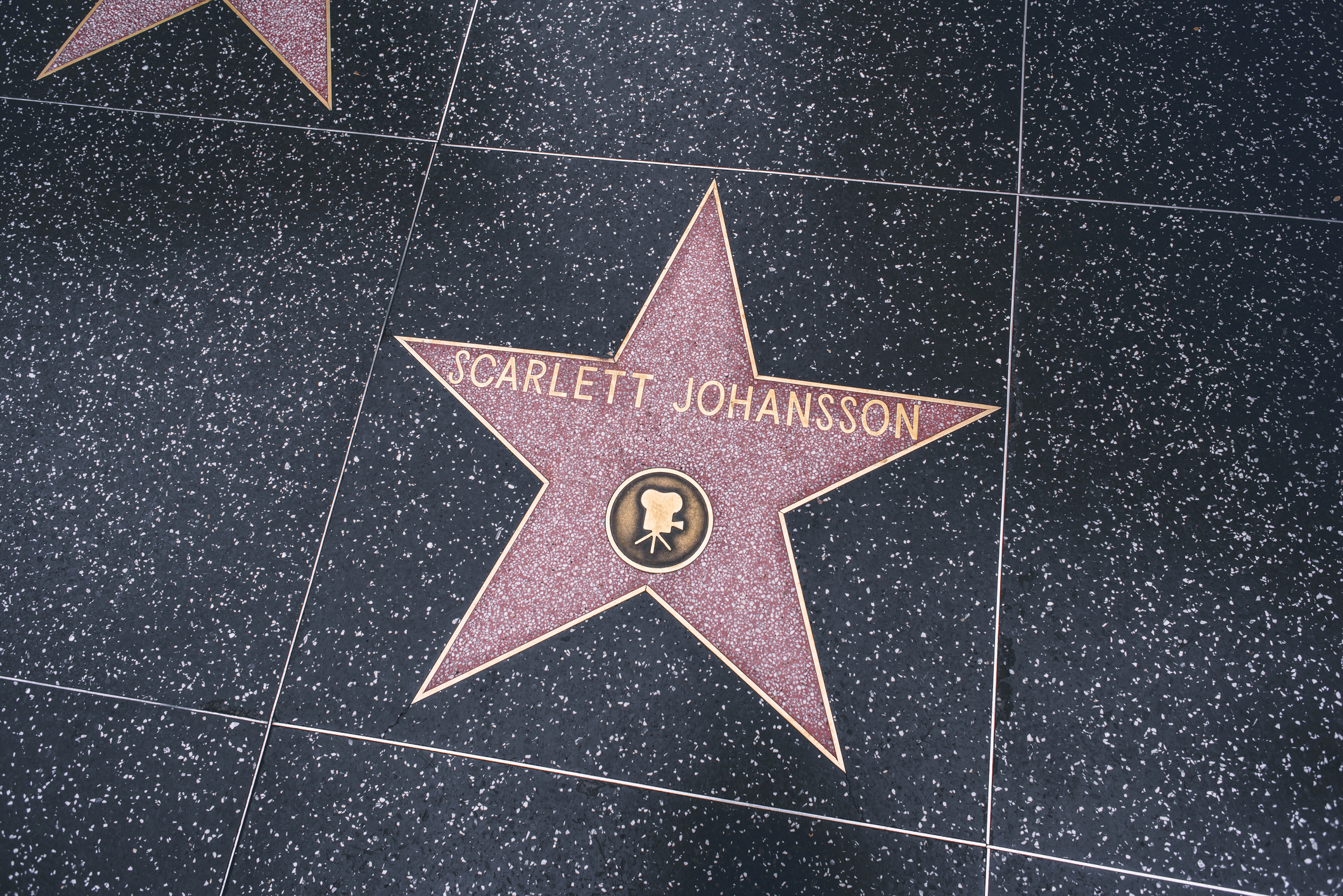 Scarlett Johansen's star on Hollywood Walk of Fame